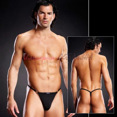 Черные мужские v-стринги S/M (44-46)