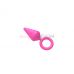 Втулка анальная candy plug l с колечком держателем