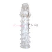 Насадка закрытая crystal sleeve с шипиками Насадка закрытая crystal sleeve с шипиками