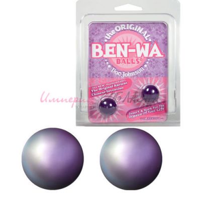 Вагинальные шарики ben-wa purple