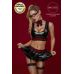 Костюм студентки Candy Girl Petrea (топ, юбка, стринги, галстук, очки, аксессуары, чулки) OS